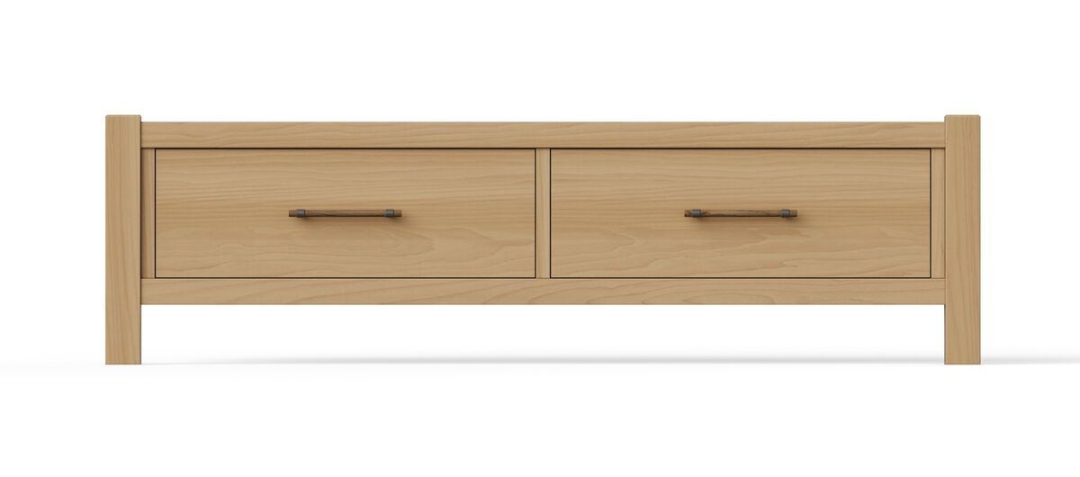 Pure Maple - Queen Storage Footboard - Natural Maple