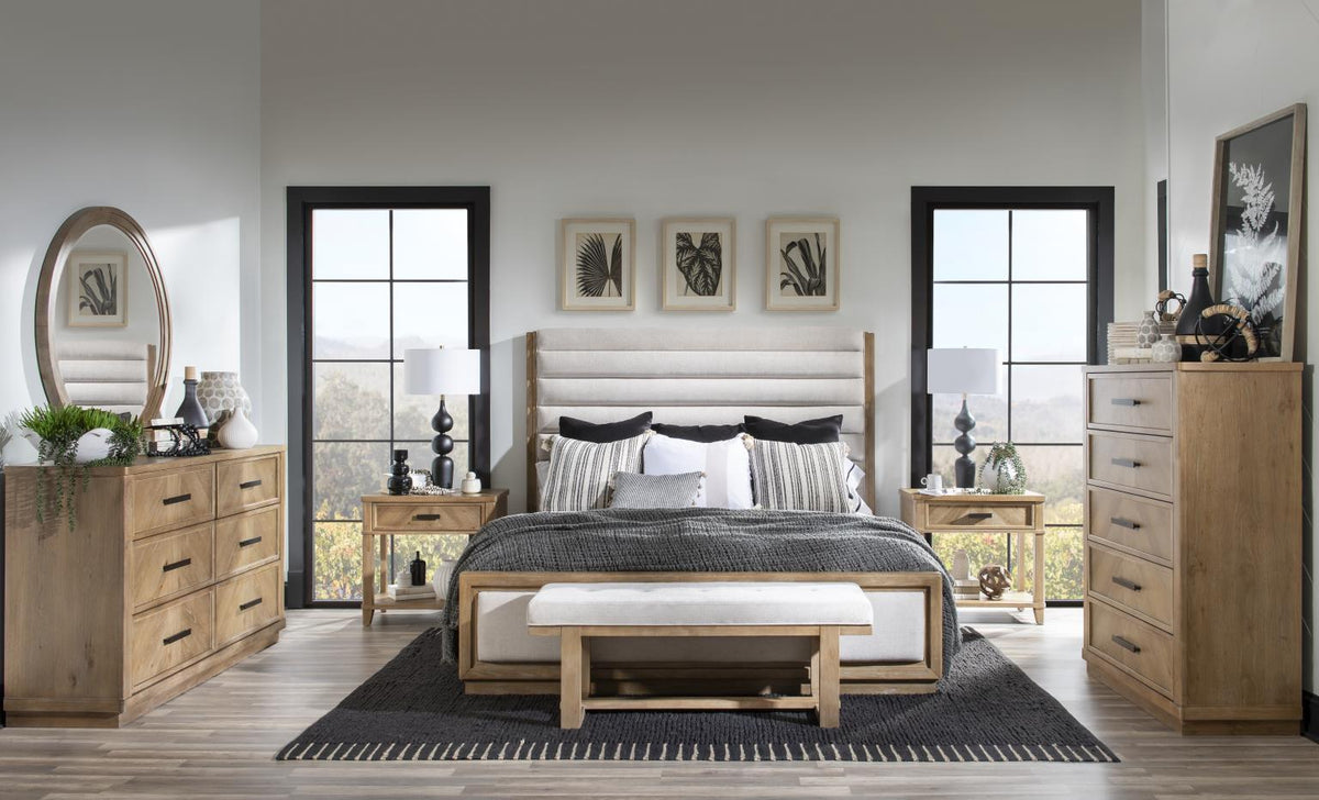 Torrance - Queen Panel Headboard - Aged Driftwood