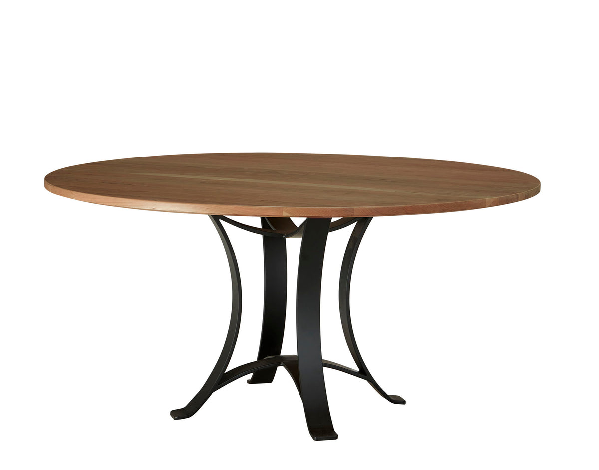 Crafted Cherry - Wood Pedestal For 60" Round Top - Medium Cherry