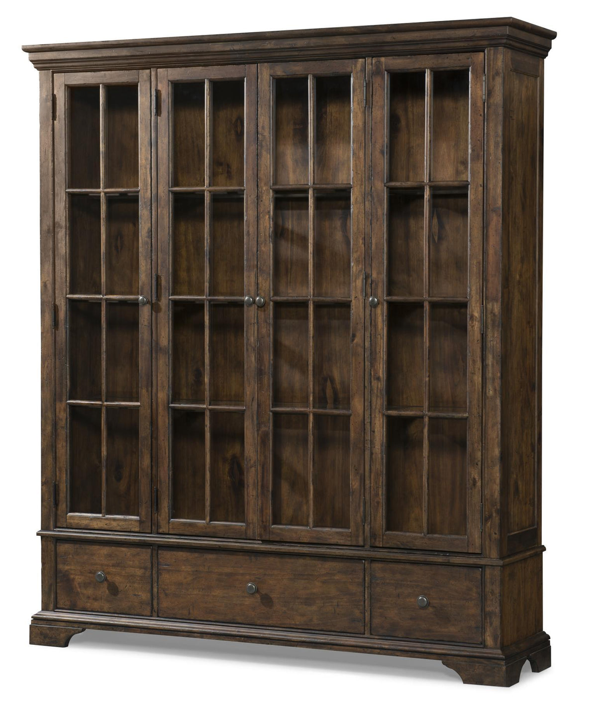 Trisha Yearwood Home - Monticello Display China Cabinet Base - Coffee