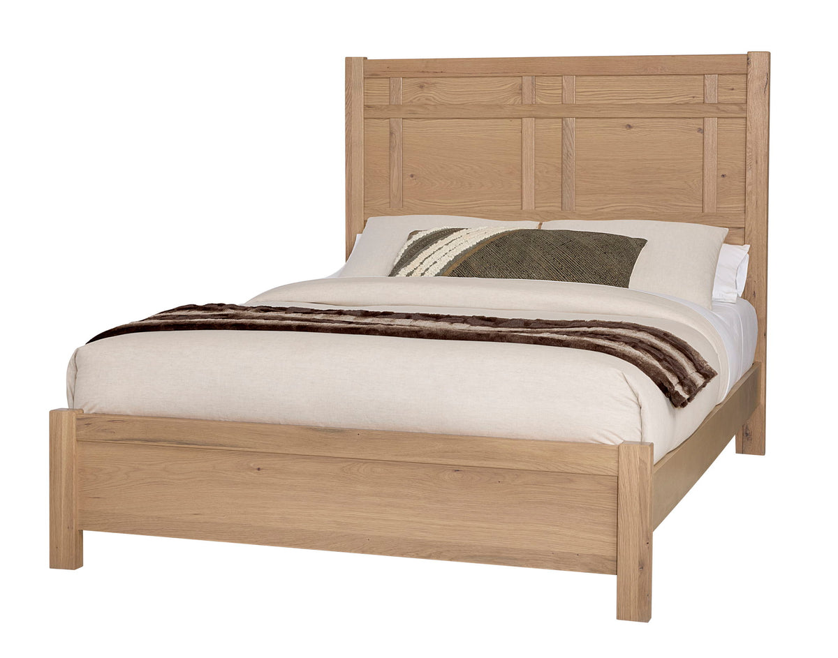 Custom Express - Queen Architectural Bed Footboard - Clear Oak