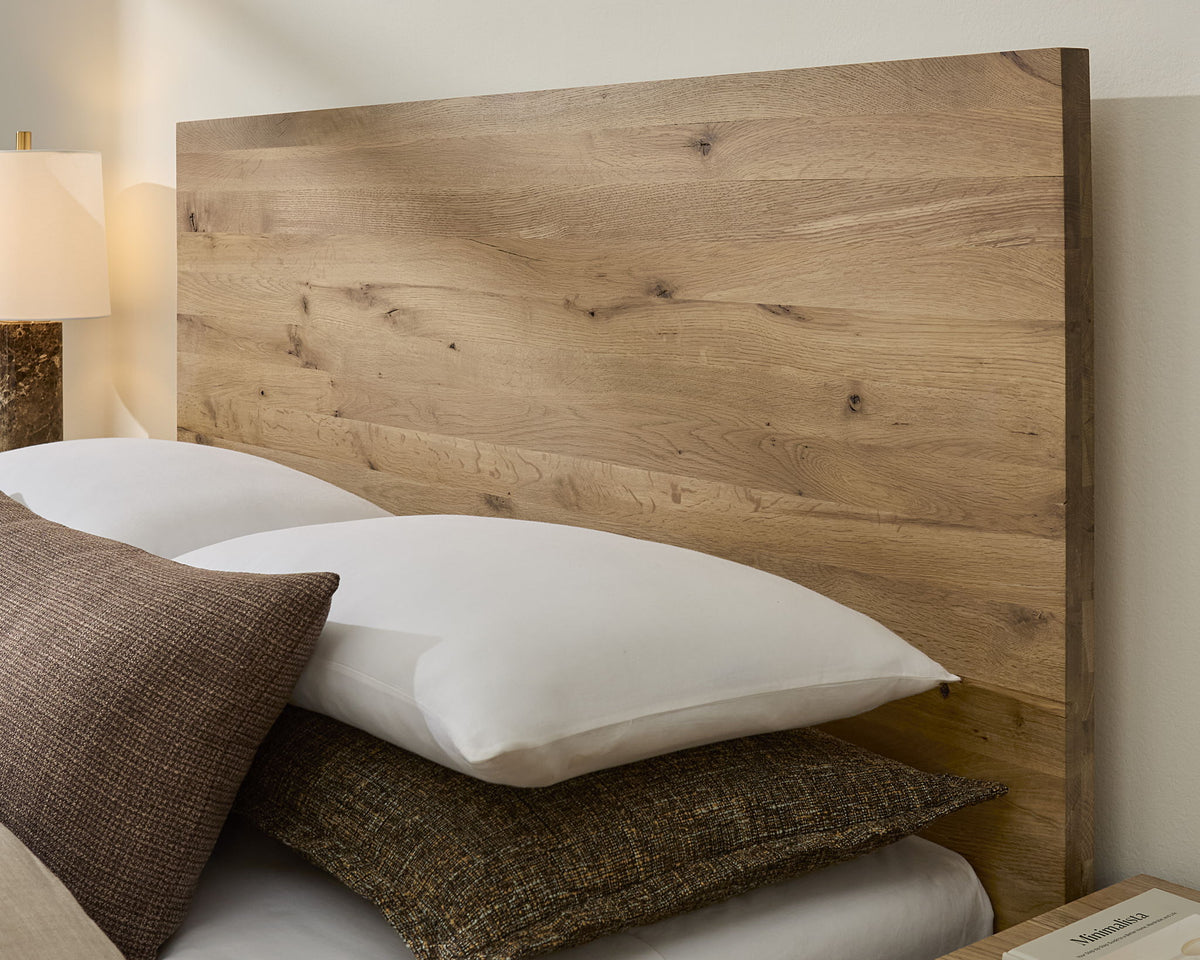 Joinery - King Plank Headboard - Natural Oak