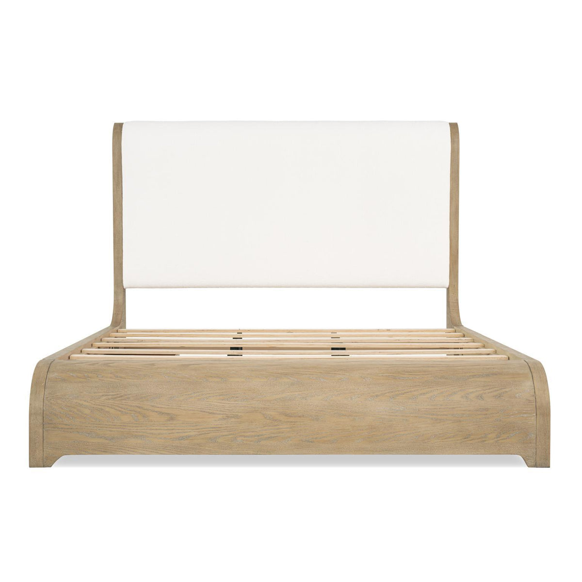 Flow - Queen Sleigh Upholstered Headboard - Sandstone