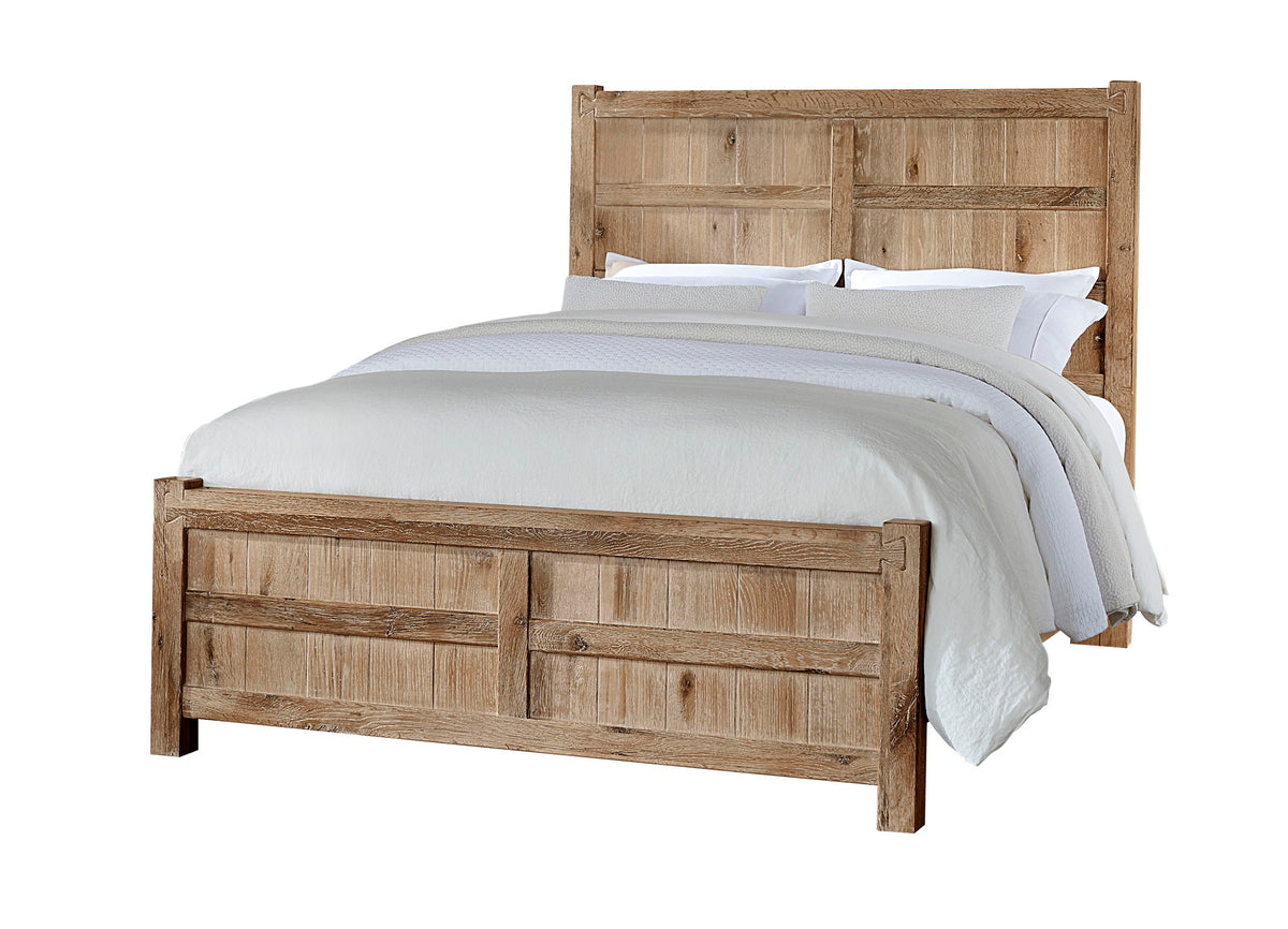 Dovetail - Queen Board & Batten Headboard - Sun Bleached White