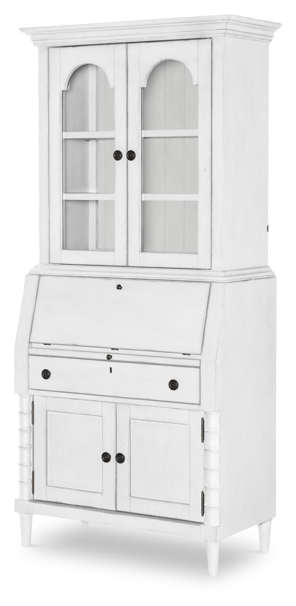 Vintage Market - Secretary Cabinet Top - Picket Fence
