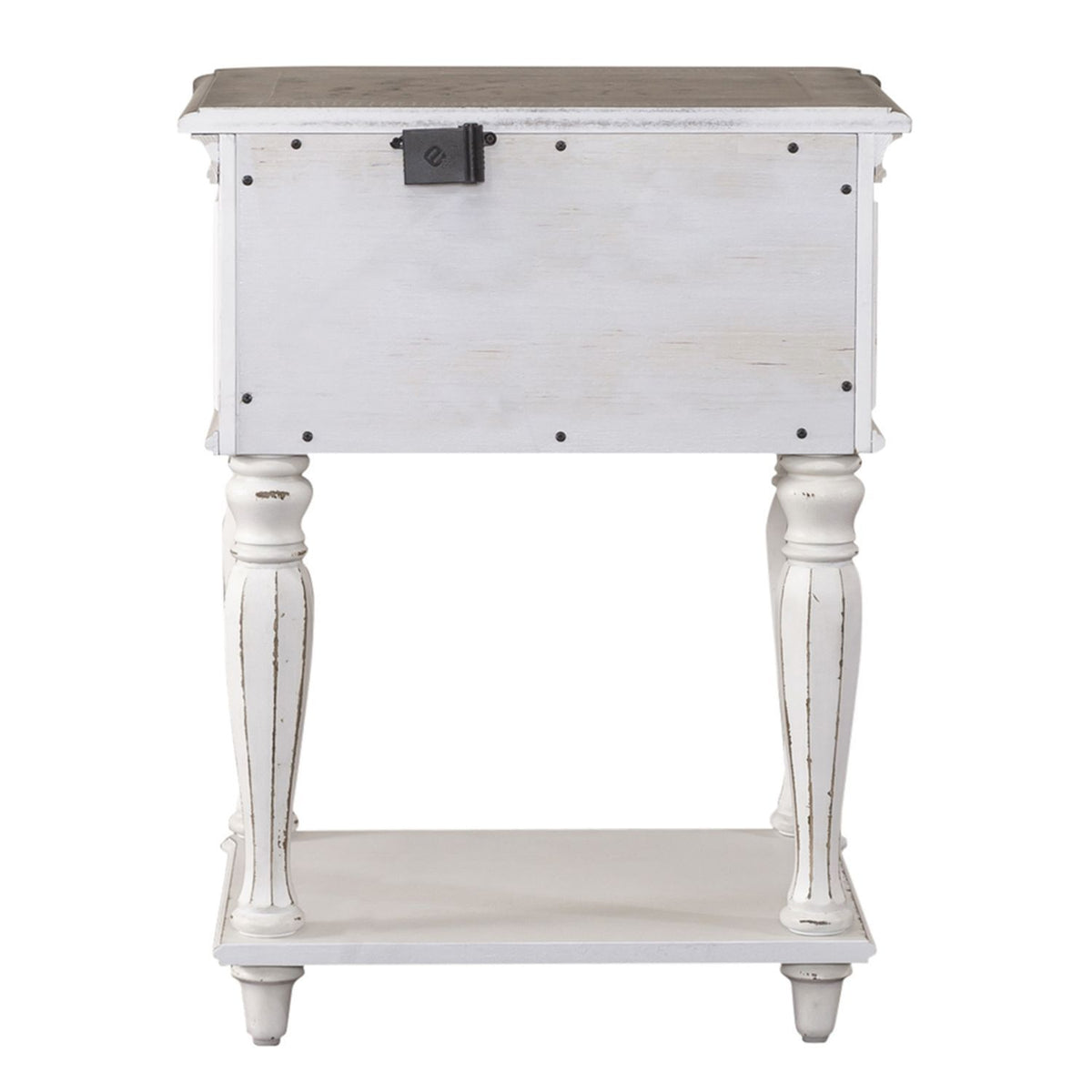 Magnolia Manor - Leg Nightstand - Antique White