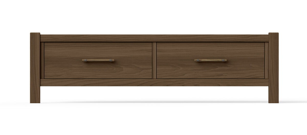 Pure Maple - Queen Storage Footboard 5/0 - Maple Syrup
