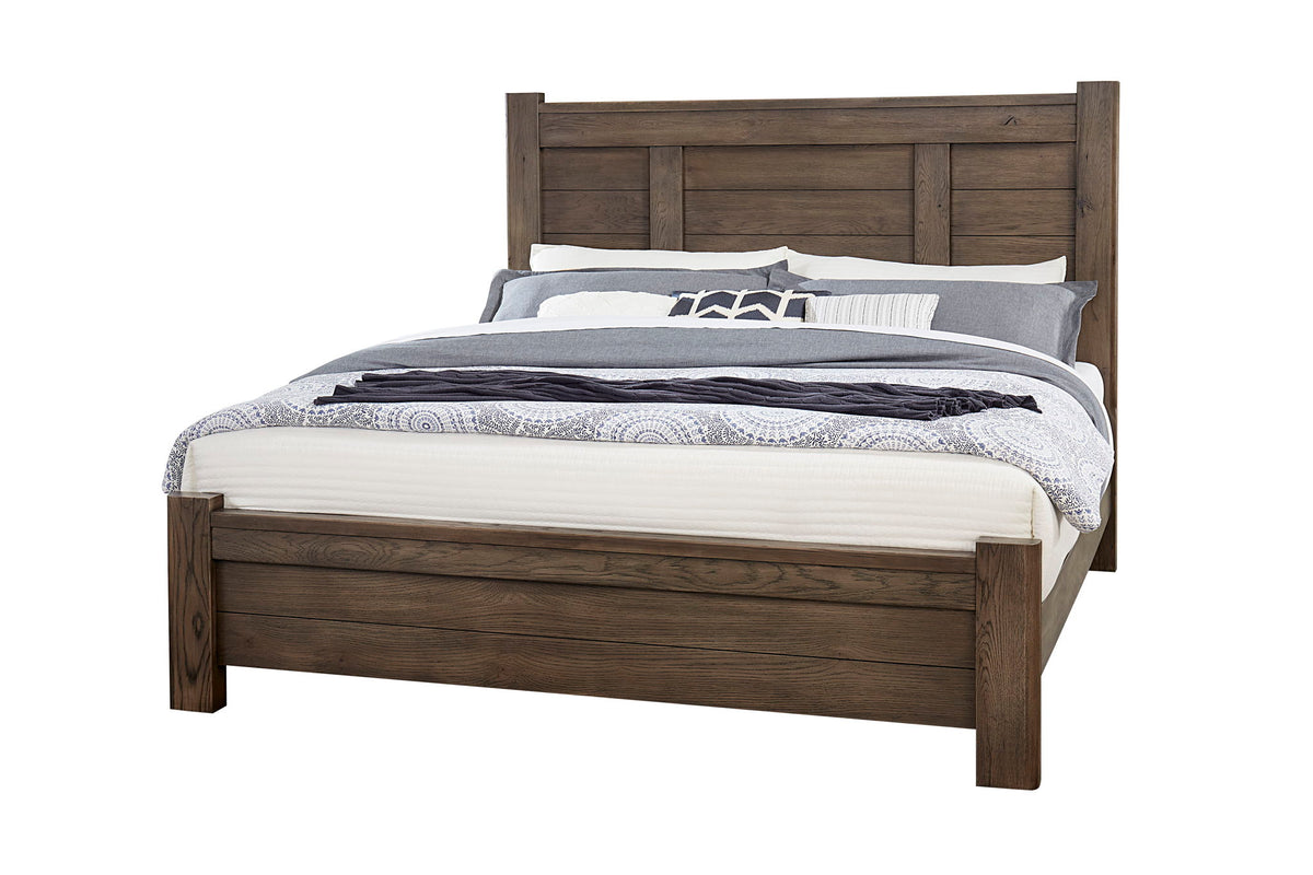Crafted Oak - King/Queen Ben's Side Rails - Dark Brown