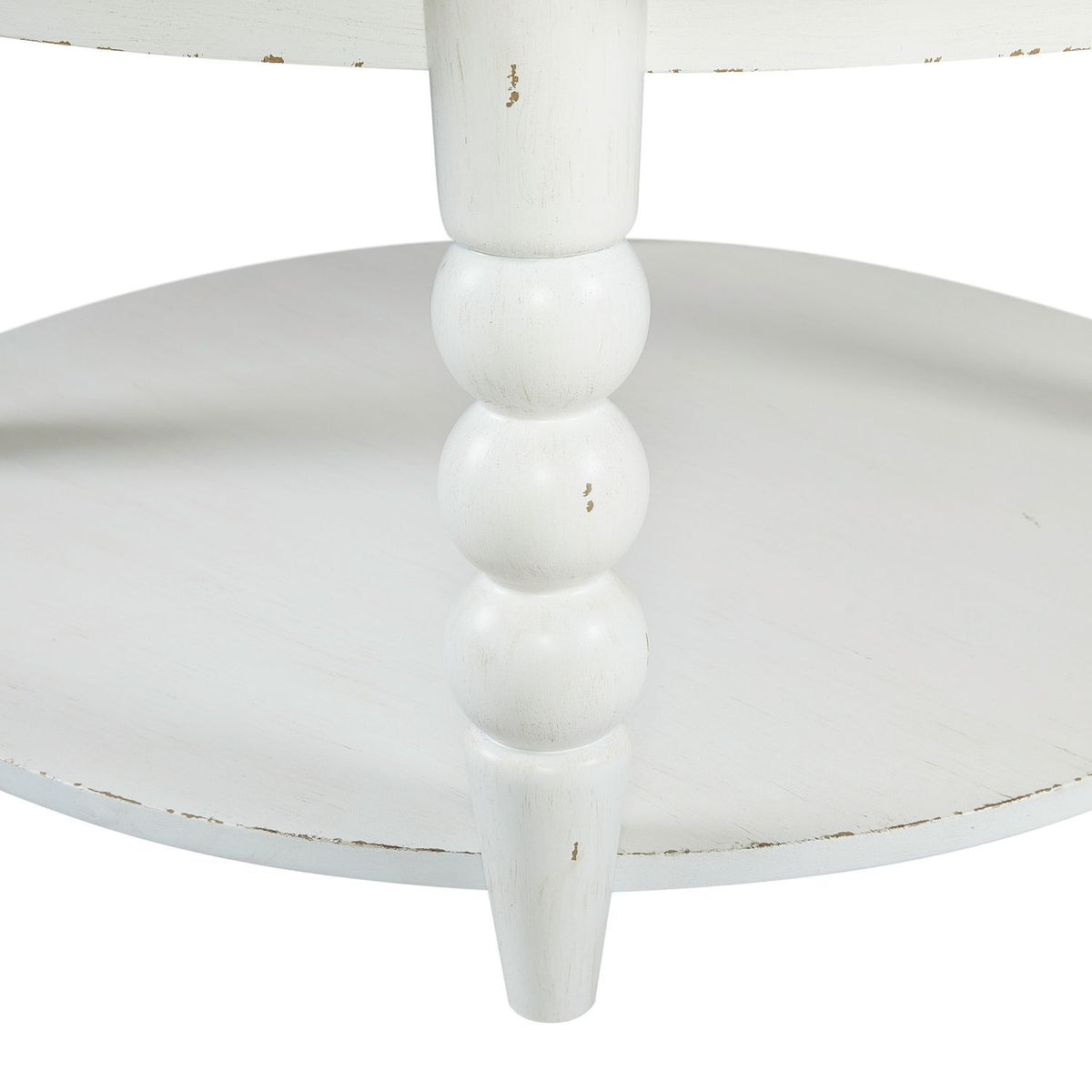 Turnberry Park - Round Cocktail Table - Washed White