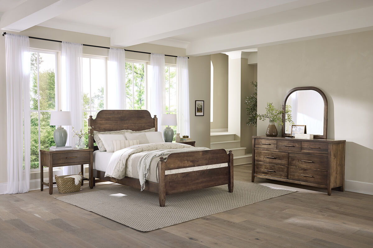 Pure Maple - Queen Poster Headboard - Maple Syrup