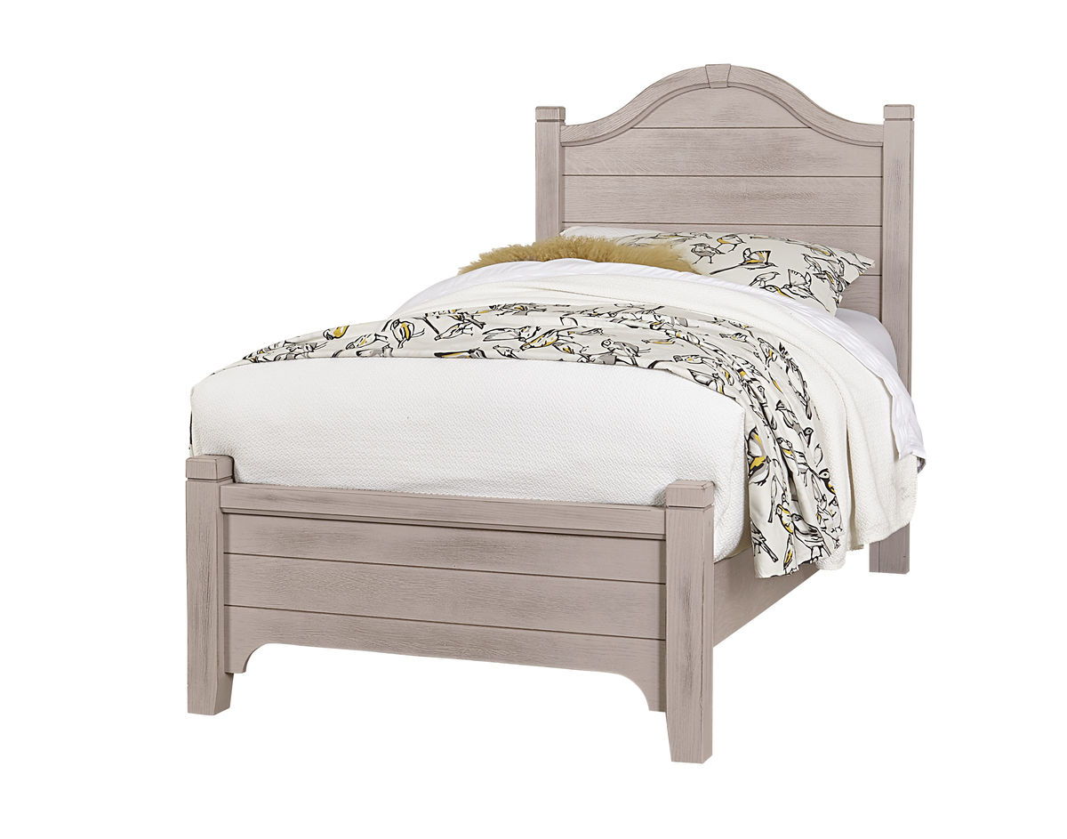 Bungalow - Arched Headboard - Dover Gray Two Tone
