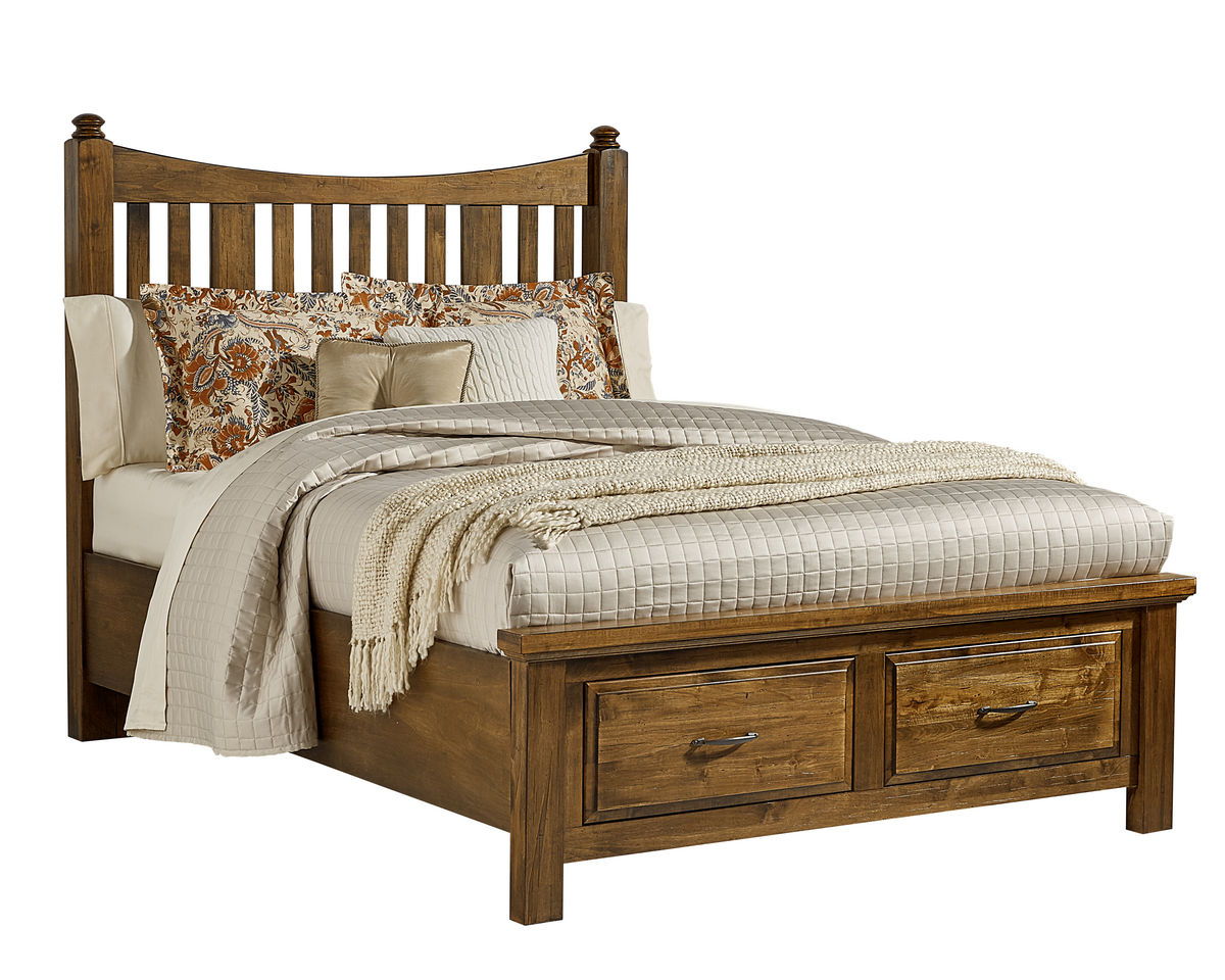 Maple Road - King Storage Footboard - Antique Amish