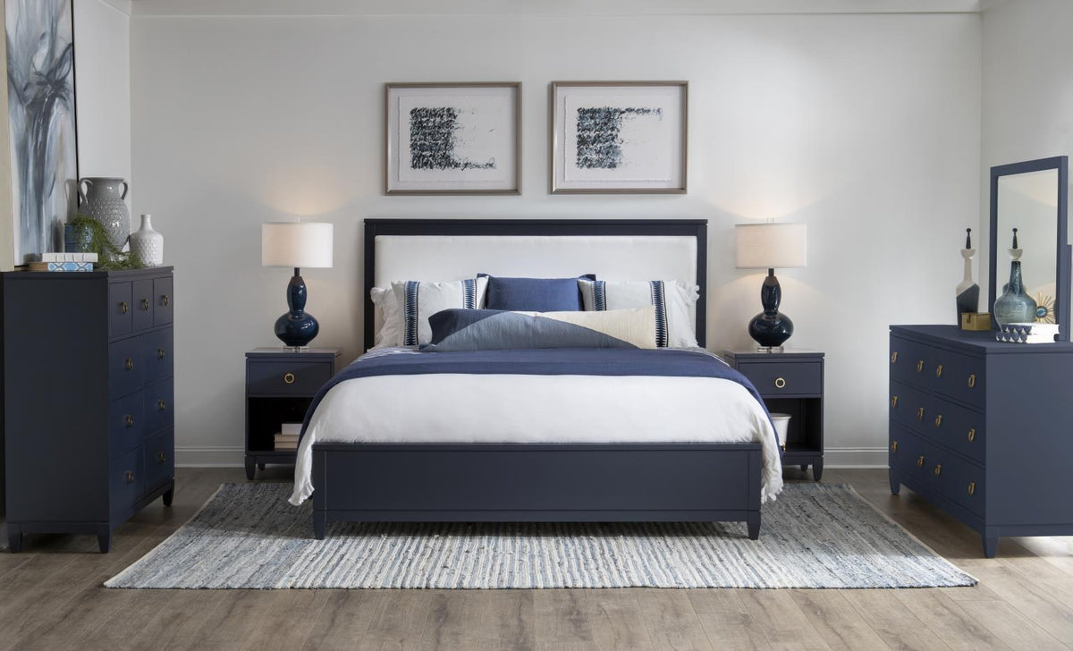 Summerland - King Panel Footboard - Blue