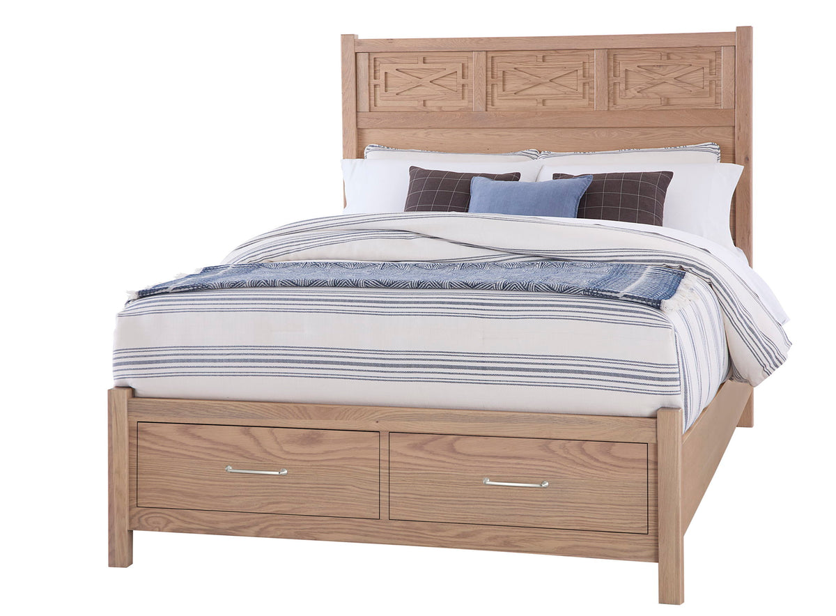 Tide & Timber - King Storage Footboard - Clear Oak