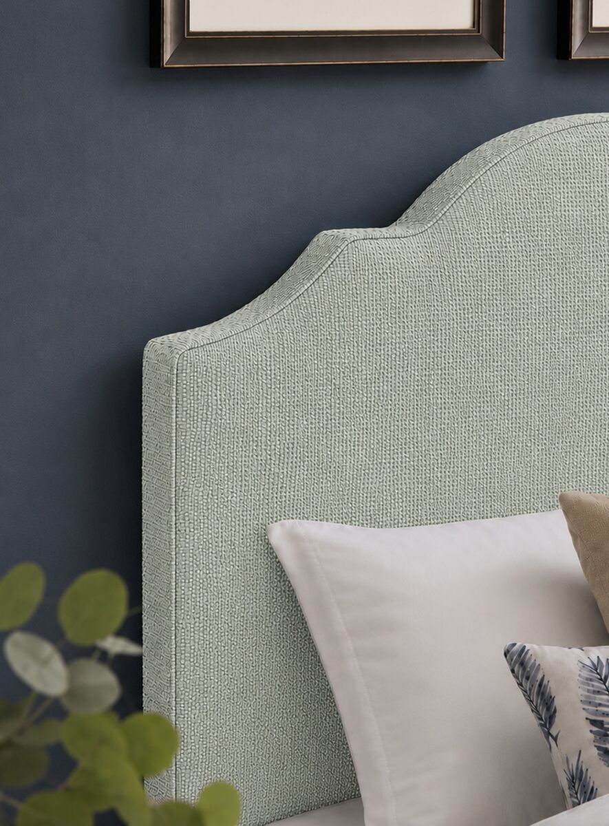 Tide & Timber - Queen Upholstered Headboard 5/0 - Forest Green