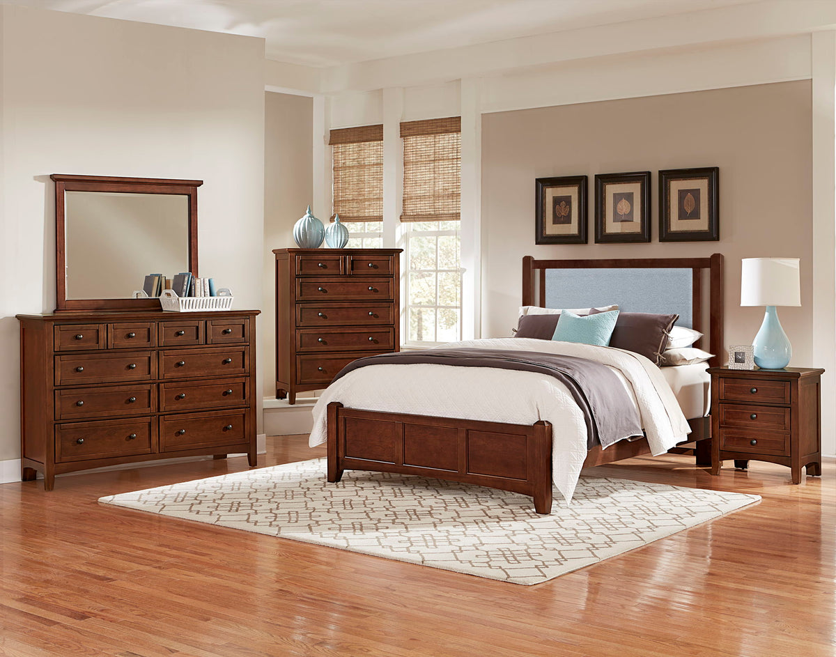 Bonanza - Ocean Blue Linen Upholstered Bed With Storage Footboard
