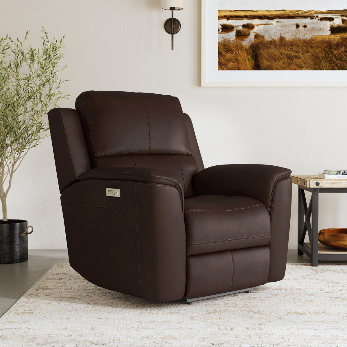 Henry - Power Recliner With Power Headrest & Lumbar