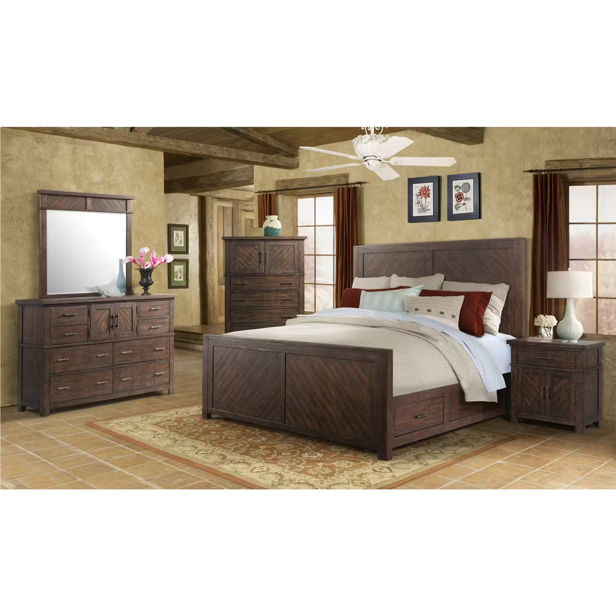Whiskey Dresser & Mirror
