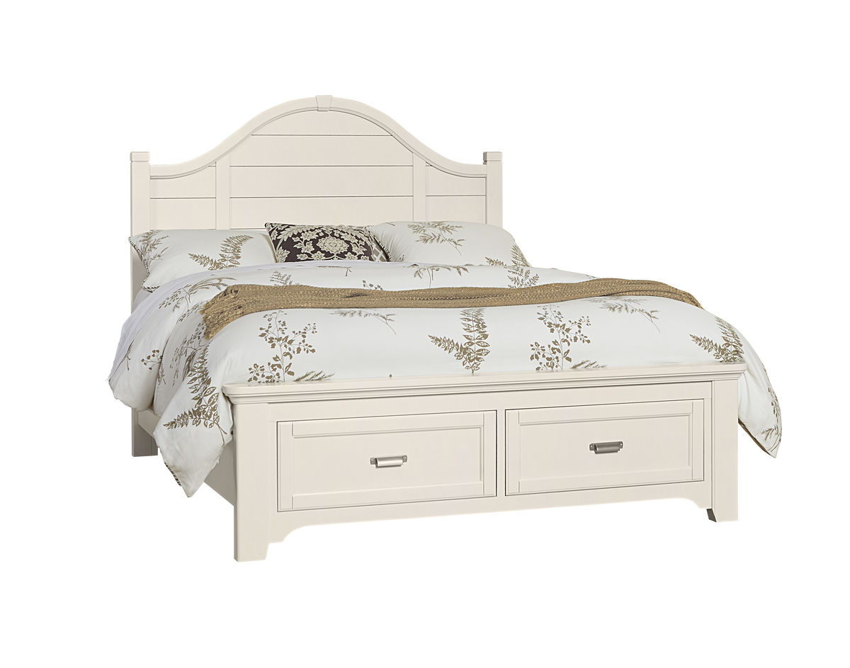 Bungalow - Full Arched Headboard - Lattice / Soft White