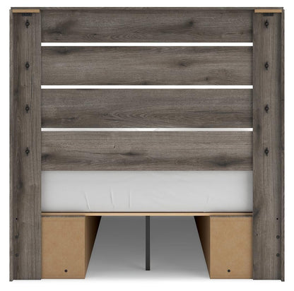 Graystorm - Panel Bed With Storage