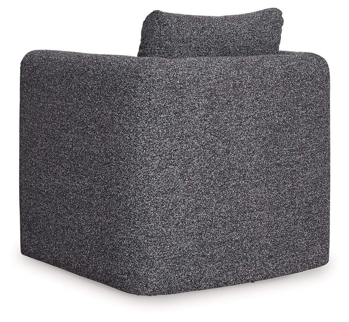 Vreni - Accent Chair - Charcoal / Black