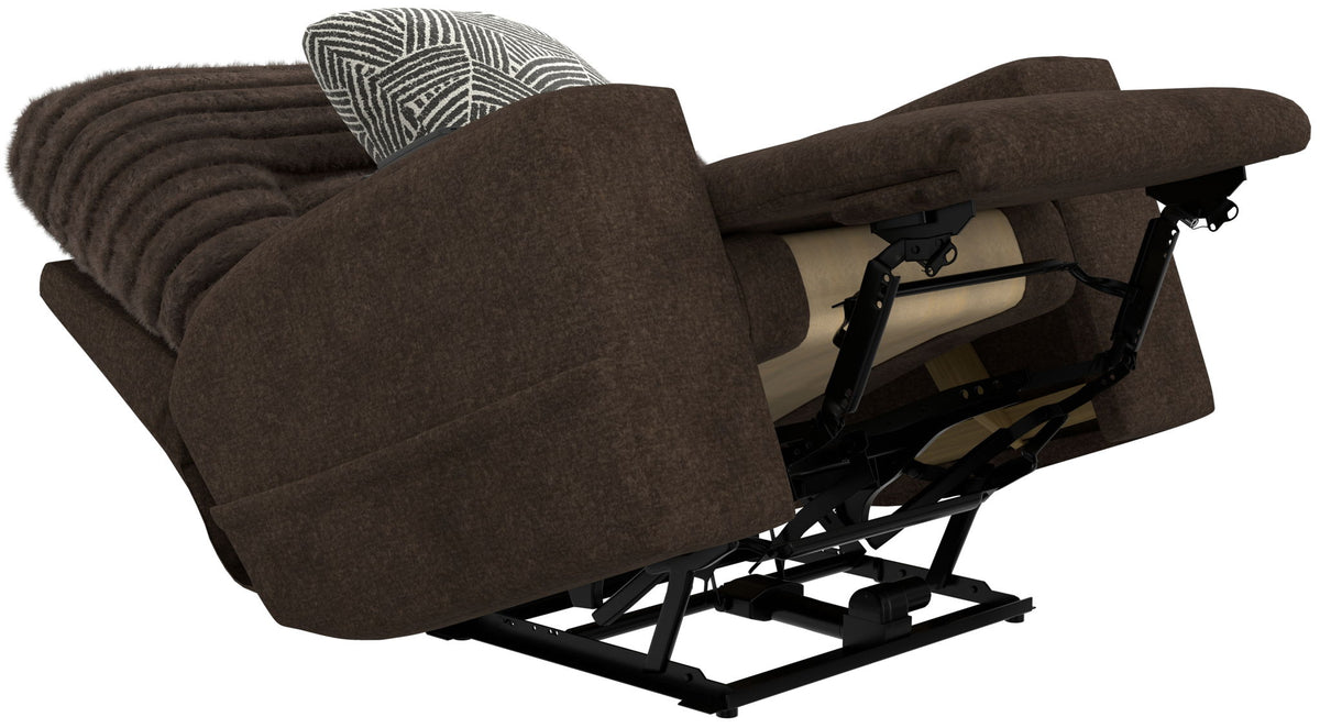 Zen - Power Recliner With CR3 Heat / Massage / Zero Gravity - Chocolate