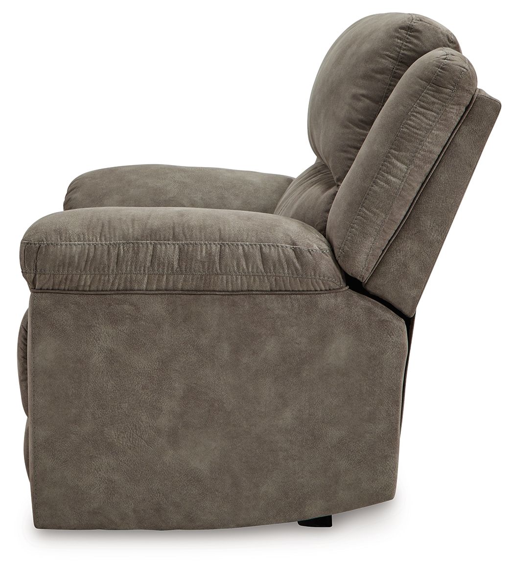 Laresview - Zero Wall Wide Seat Recliner - Fossil