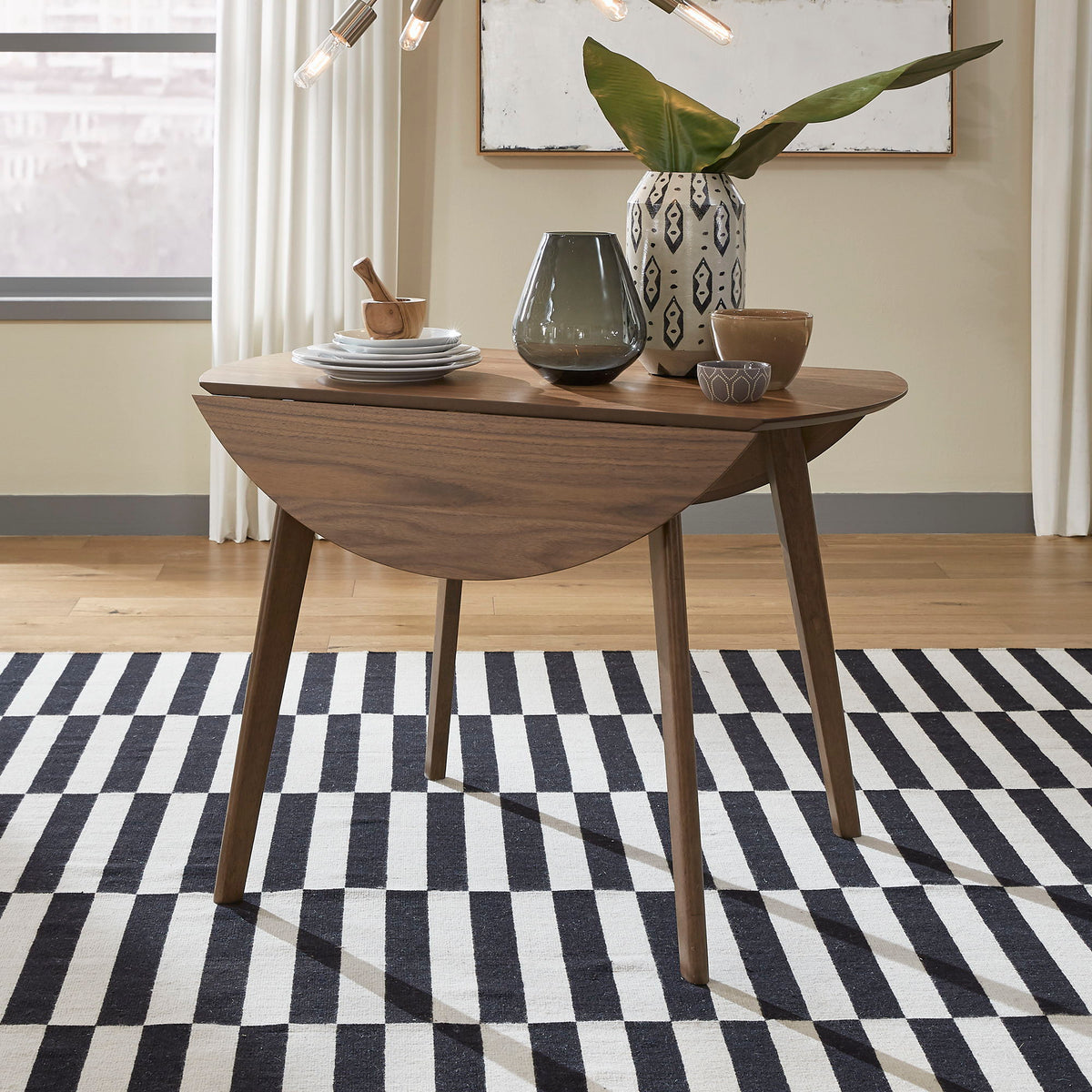 Space Savers - Drop Leaf Table - Walnut