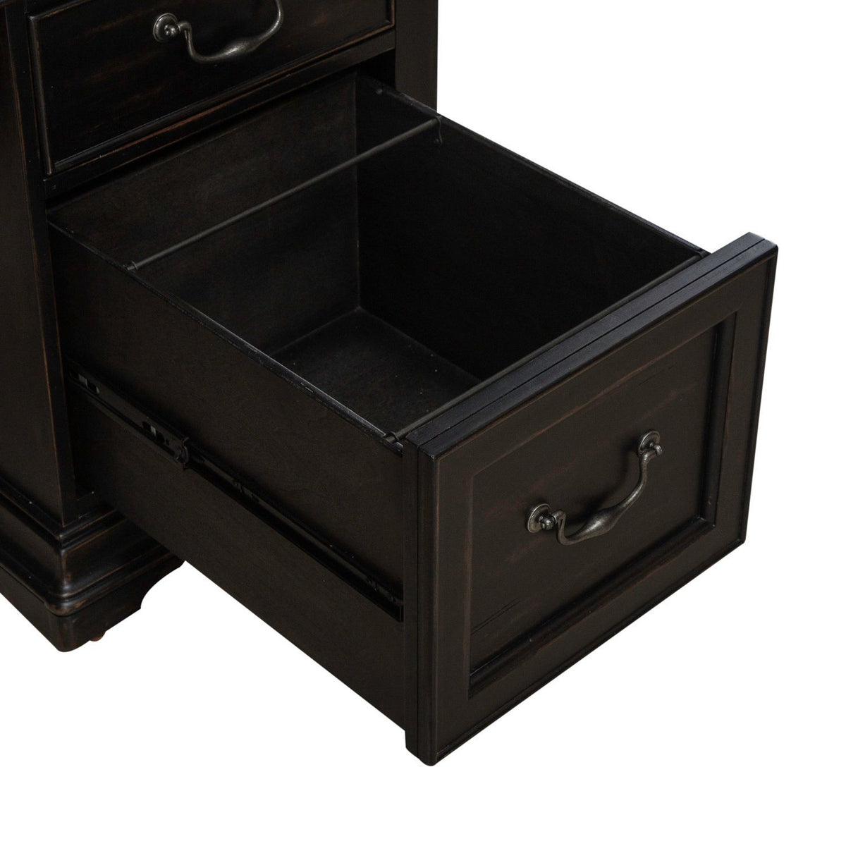 Meritage - Credenza & Hutch - Aged Charcoal