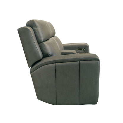 Wyatt - Power Reclining Loveseat With Console & Power Headrests & Lumbar