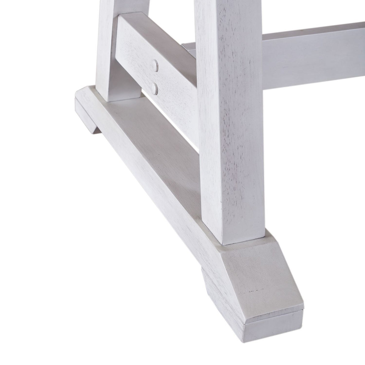 Lindsey Farm - Trestle Table Base - Weathered White & Sandstone