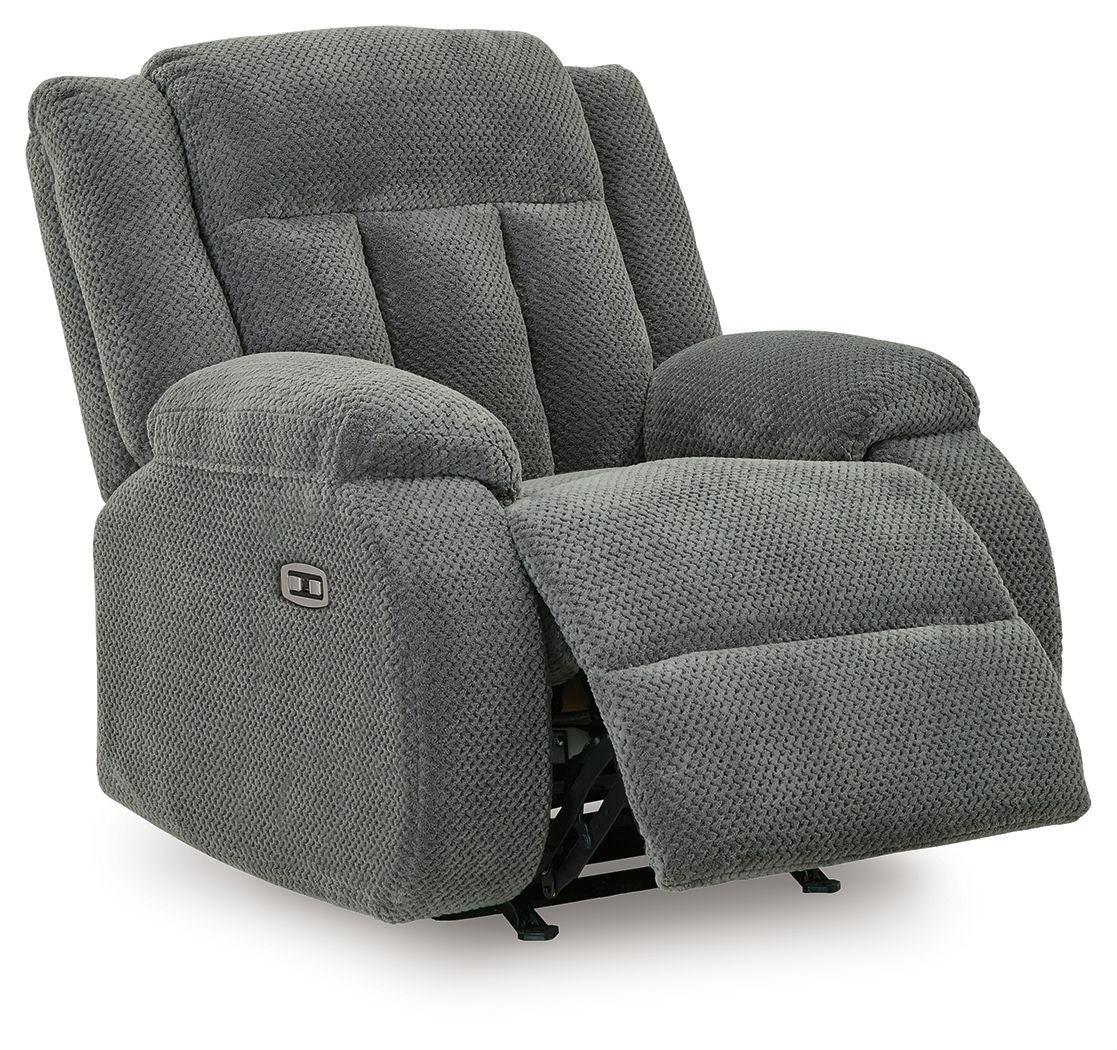 Observation - Power Rocker Recliner - Steel