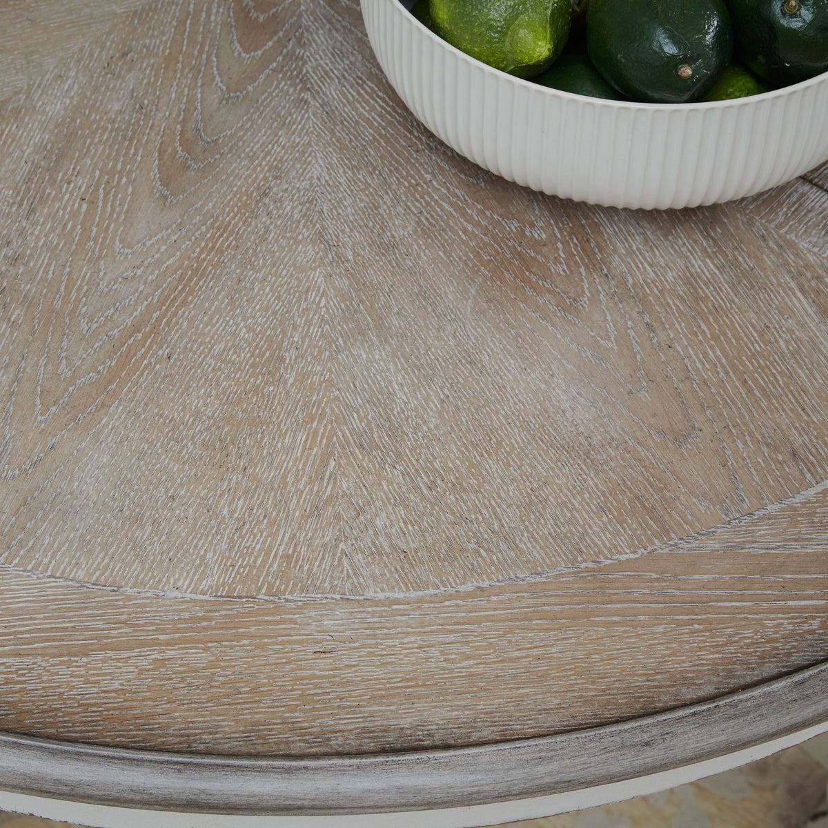 Magnolia Manor - Pedestal Table Top - Antique White