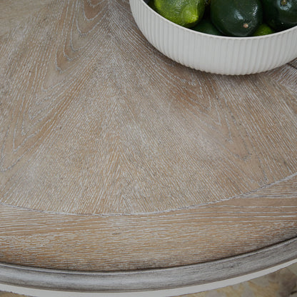 Magnolia Manor - Pedestal Table Top - Antique White