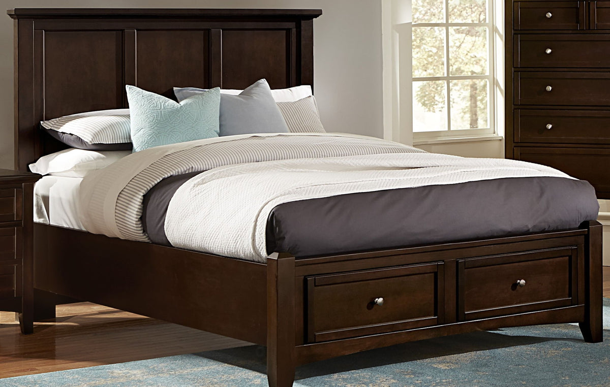 Bonanza - Full Storage Footboard - Merlot