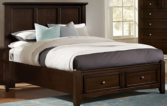 Bonanza - King Storage Footboard - Merlot