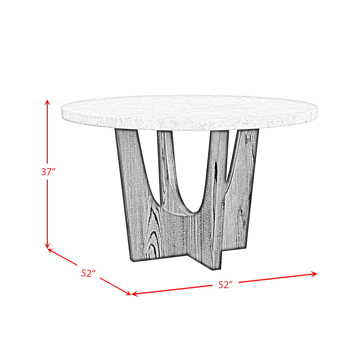 Oregon - 5 Piece Counter Height Dining Set (Round Counter Table And Four Chairs)