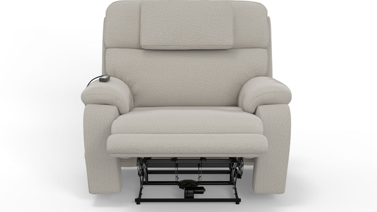 Dreamtime - 48" Power Headrest Power Lay Flat Recliner With CR3 Heat/Massage/Zero Gravity