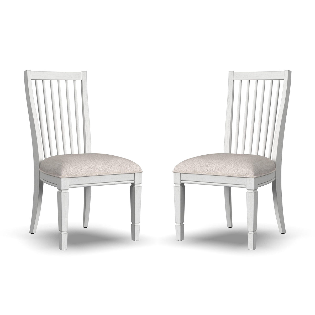 Melody - Upholstered Dining Chair (Set of 2) - White