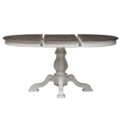 Magnolia Manor - Pedestal Table Top - Antique White