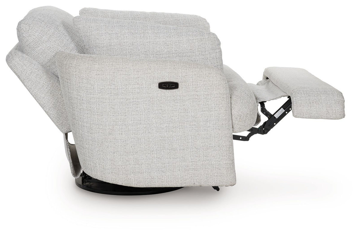 Alainmont Next-Gen Nuvella - Swivel Power Recliner - Stone