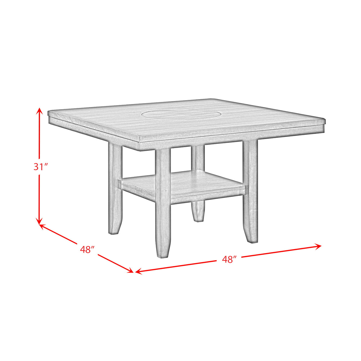 Portage - Standard Height Dining Set