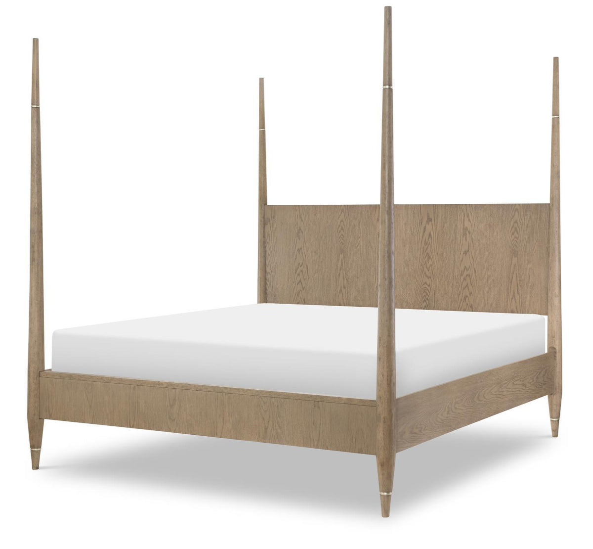 Melrose - Poster Rails Queen / King - Cloud White And Desert Oak