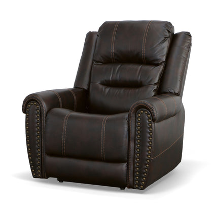 Oscar - Power Recliner With Power Headrest - Molasses