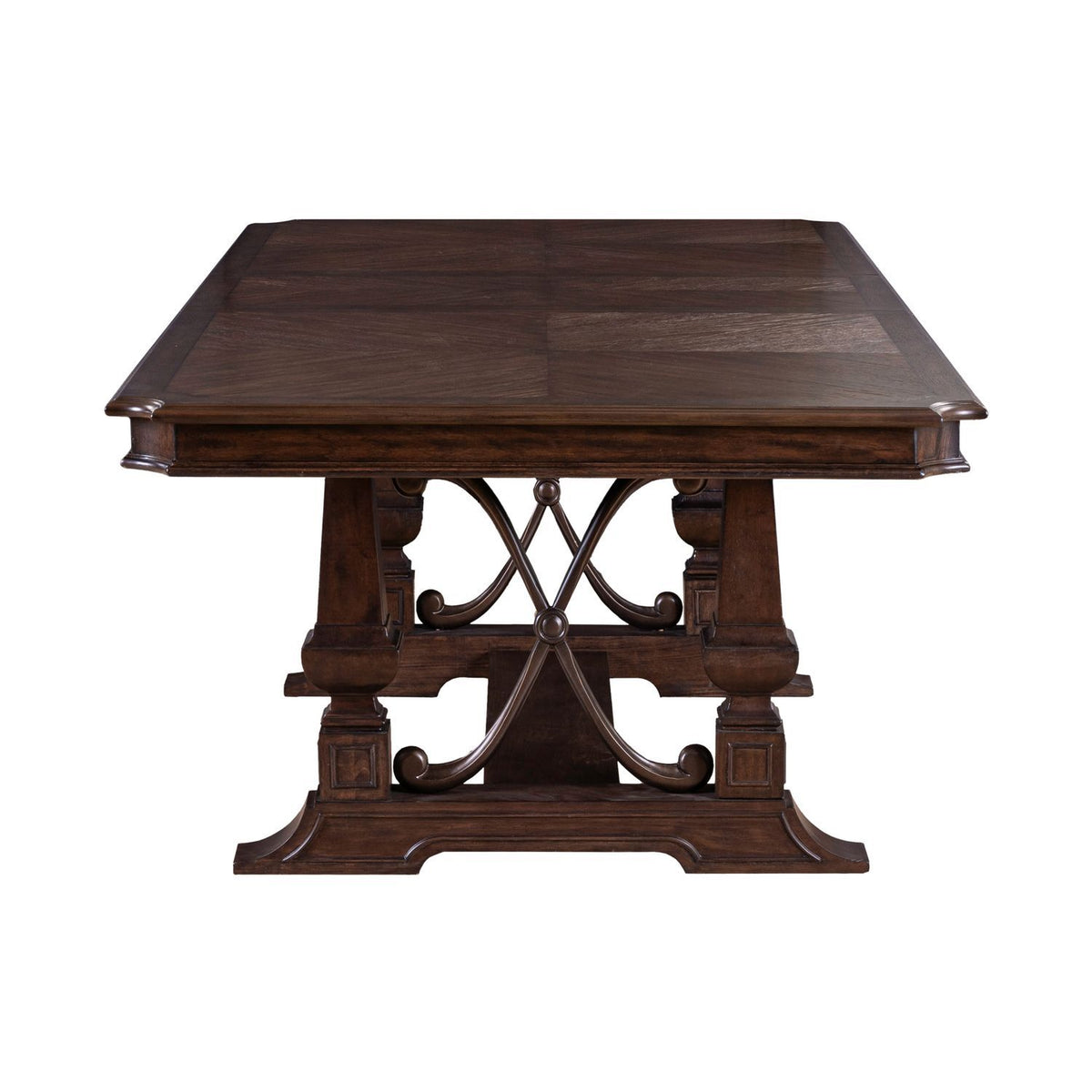 Provence Park - Trestle Table Top - Chateau Brown