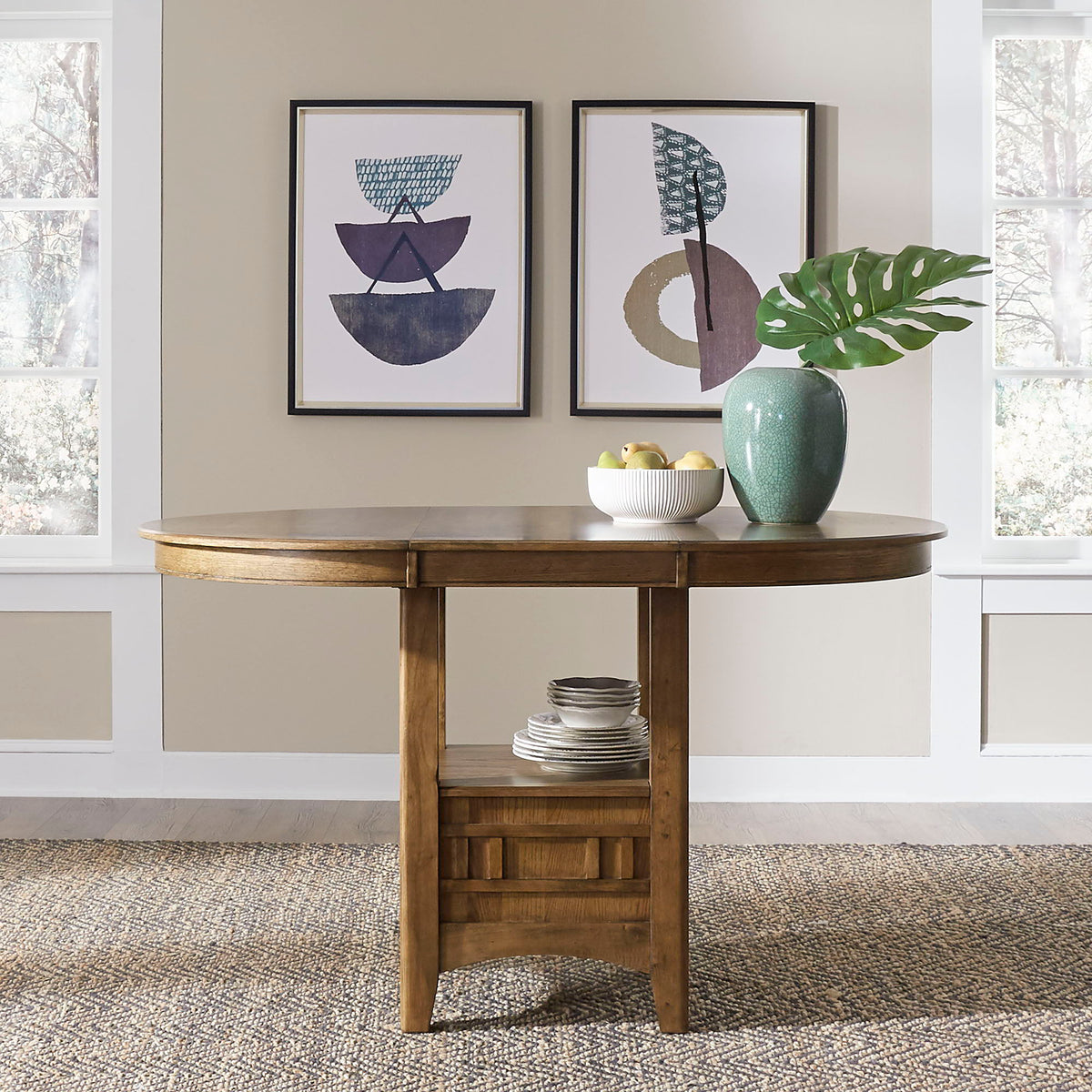 Santa Rosa - Pub Table - Antique Honey