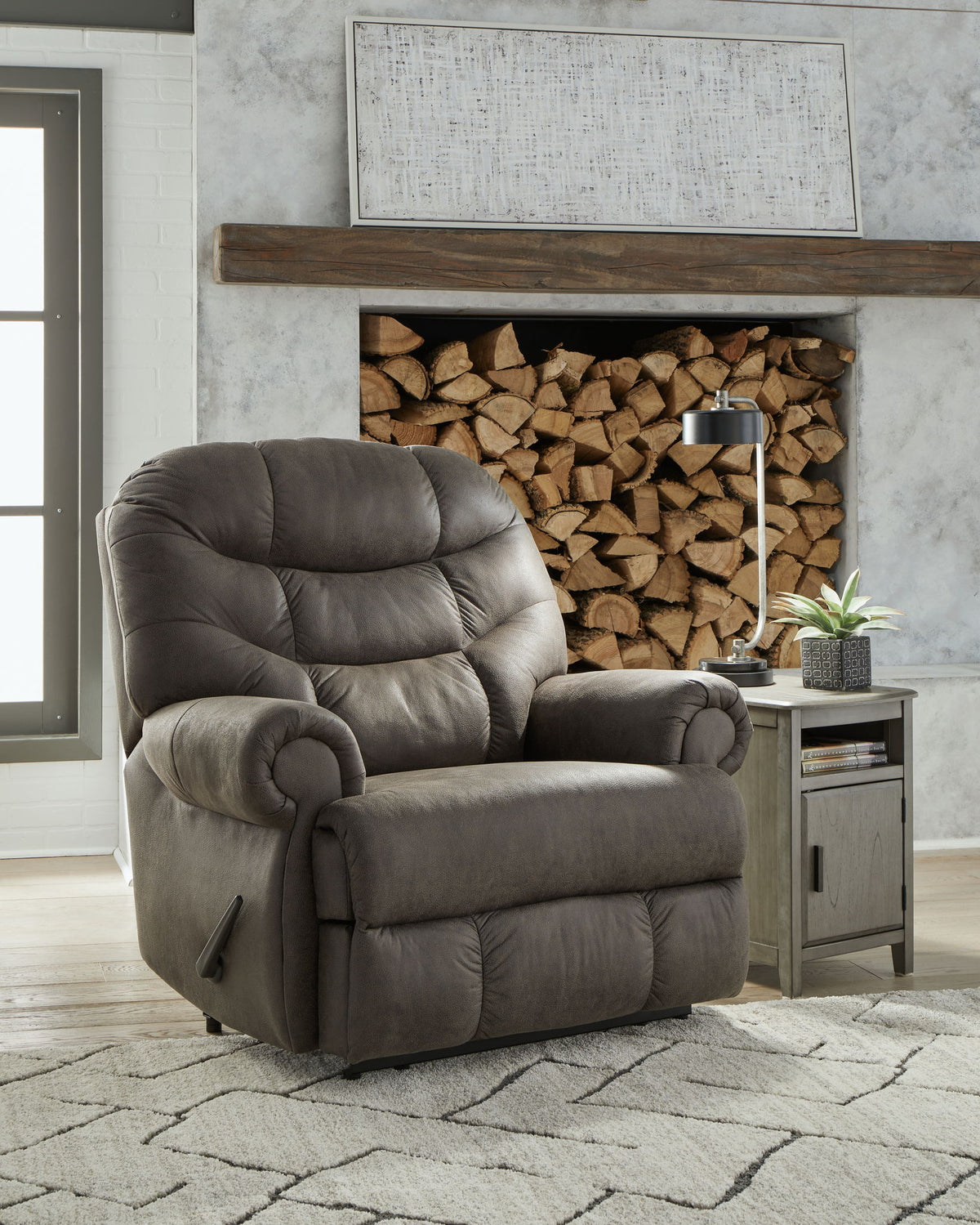 Camera Time - Zero Wall Recliner - Gunmetal