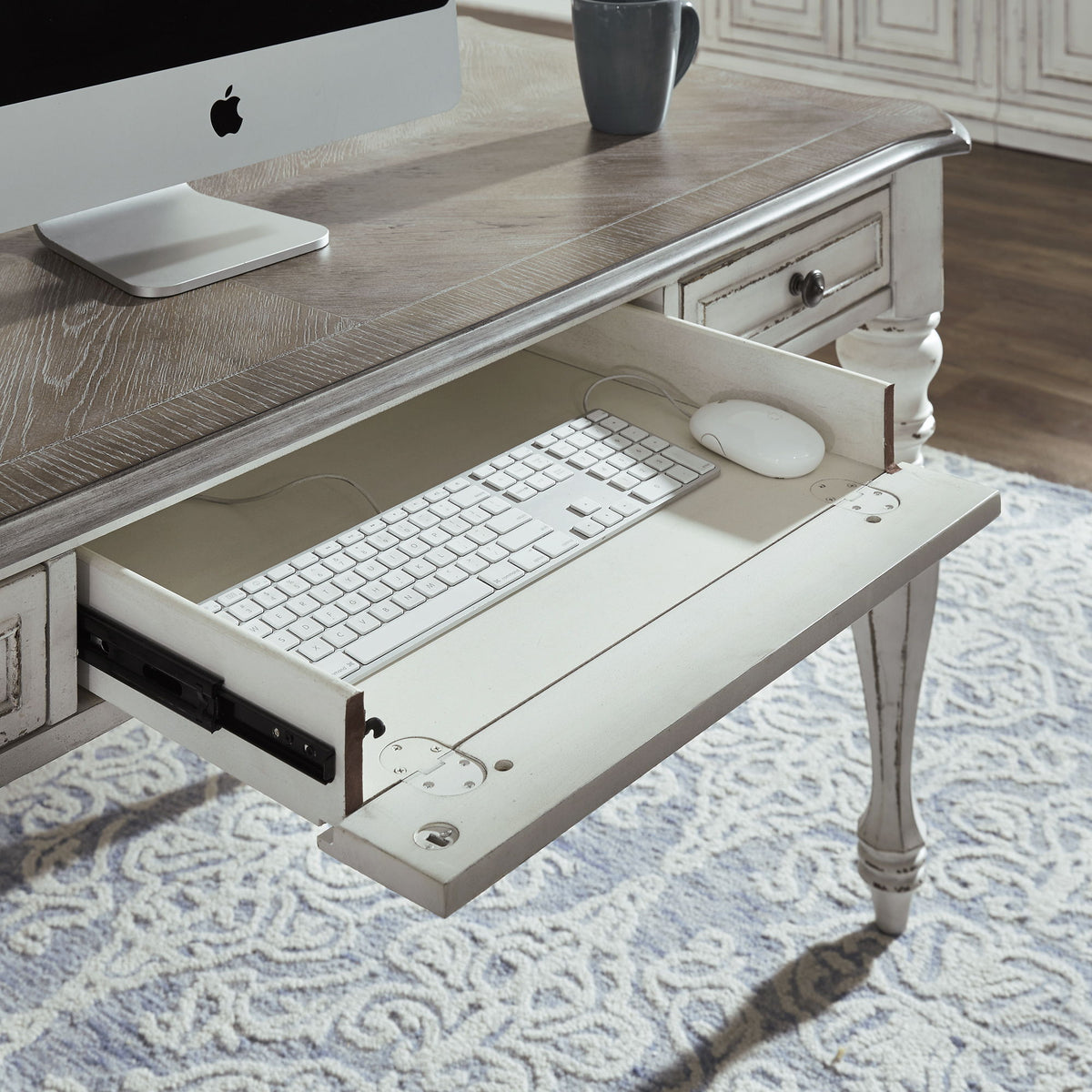 Magnolia Manor - Writing Desk - Antique White