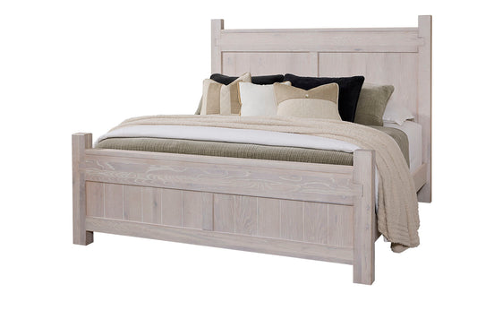 Joinery - Queen Poster Headboard - Washed White Oak