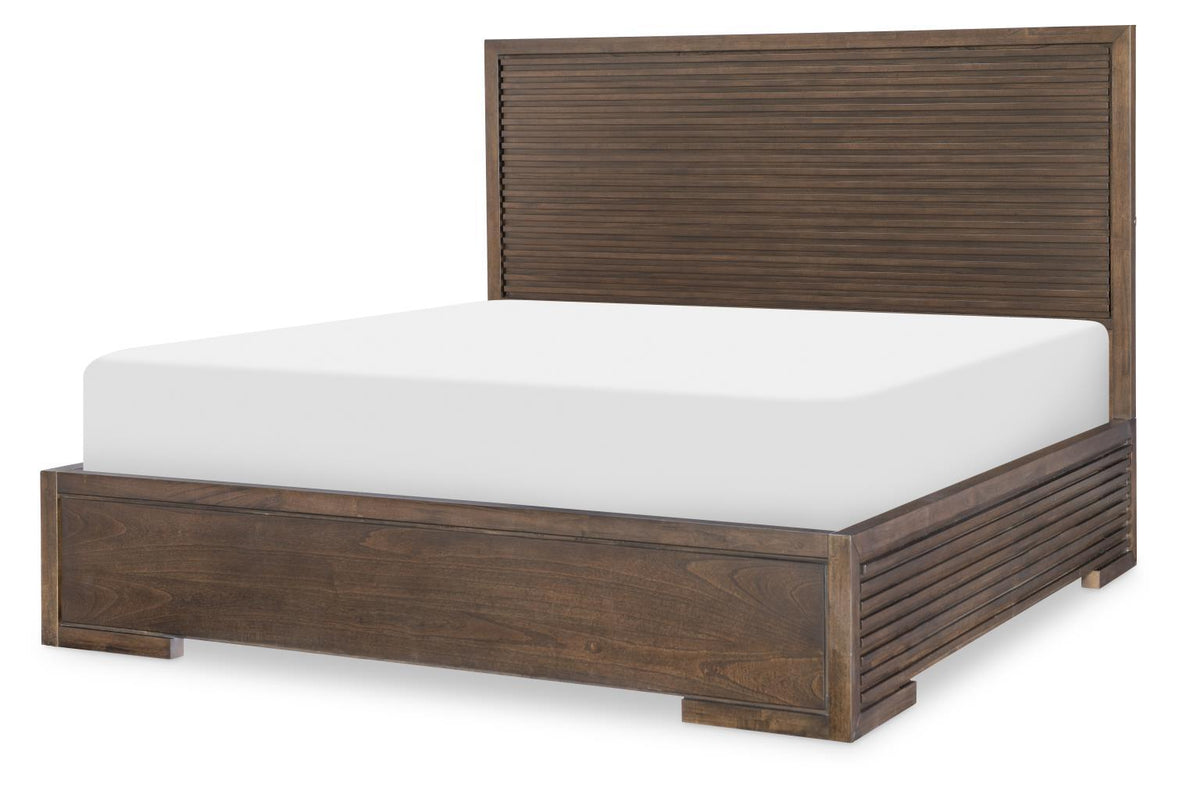 Architect - Queen Side Rails With Slats - Onyx